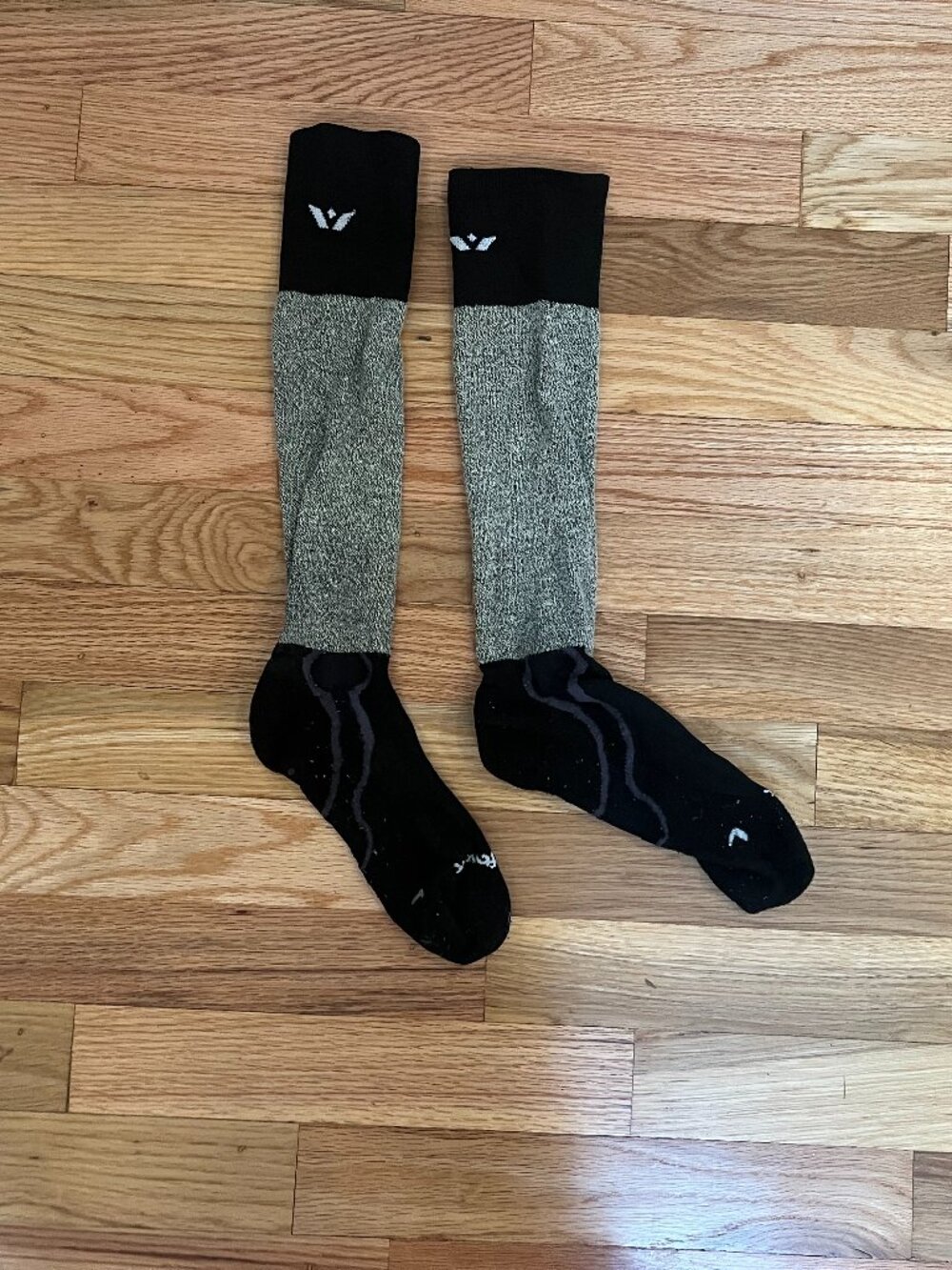 Men's Large Swiftwick Long Hockey Socks Cut Compression Resistant